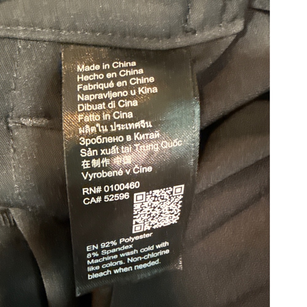 KAVU Mens XXL Black Hiking Pants Built-in Belt Stretch Outdoor Techwear Trousers - Picture 7 of 7